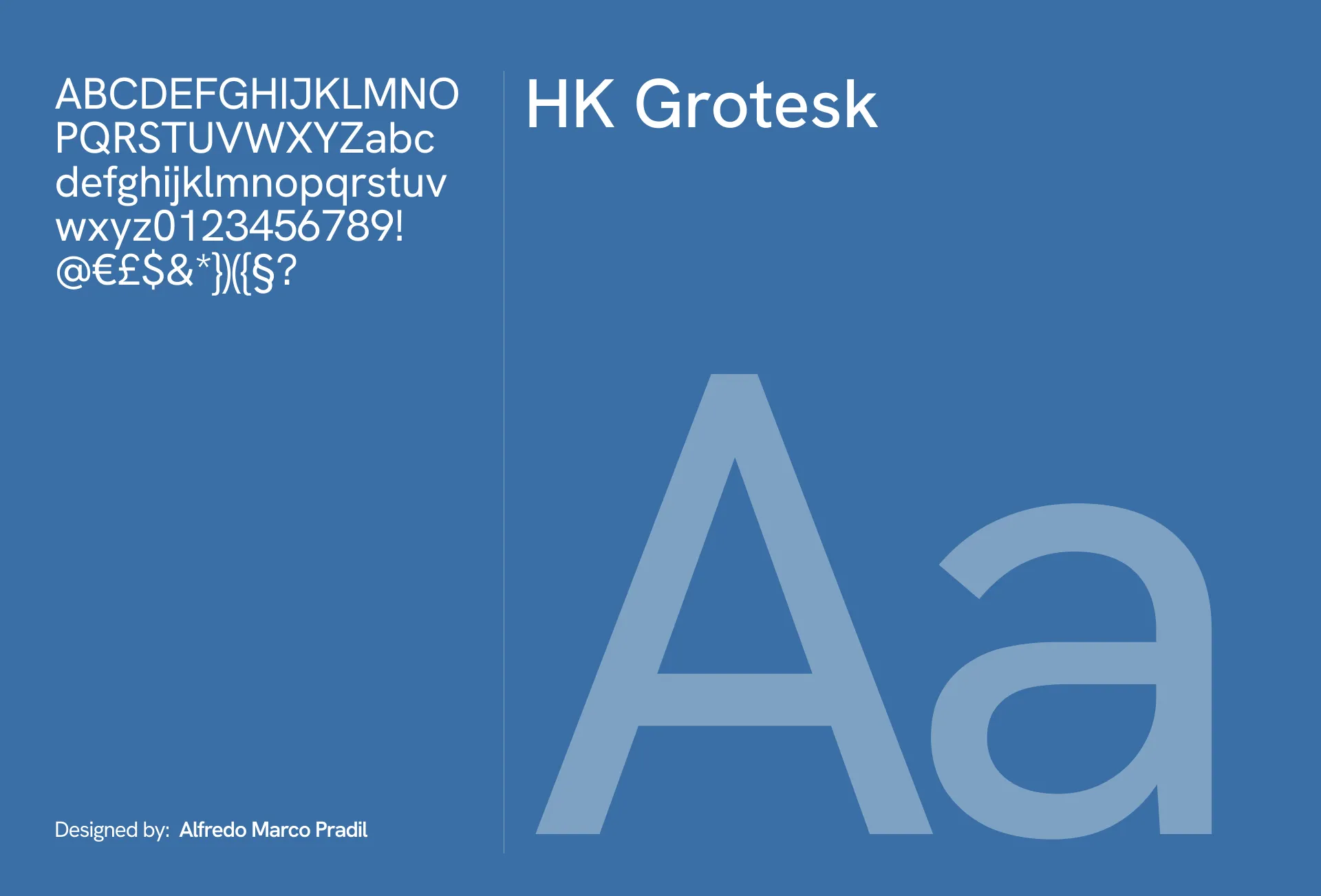 Hanken Grotesk font sample
